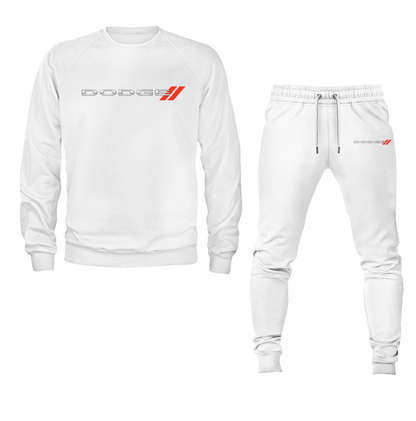 Men's Dodge Car  Crewneck Sweatshirt Joggers Suit