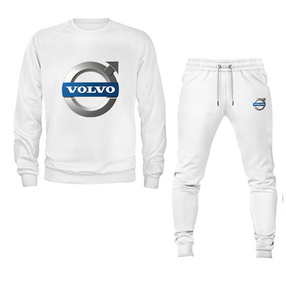 Men's Volvo Car  Crewneck Sweatshirt Joggers Suit