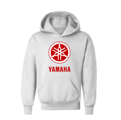 Youth Yamaha Motorcycle Kids Pullover Hoodie