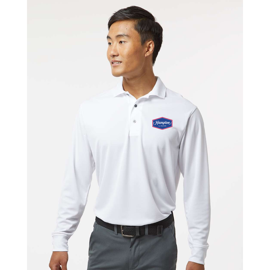 Men's Hampton by Hilton Paragon Prescott Long Sleeve Polo