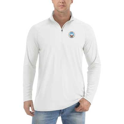 Men's Swansea City Soccer Lightweight Quarter-Zip Athletic Shirt Long Sleeve