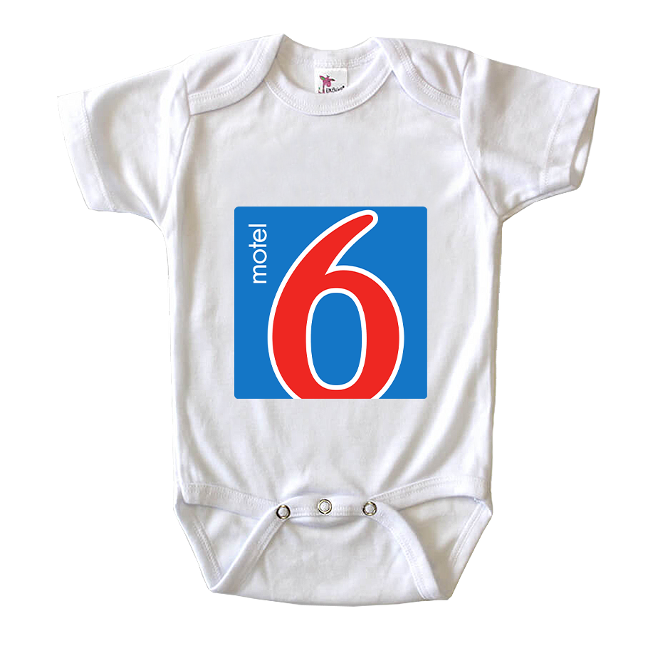 Motel 6 Baby Romper Onesie