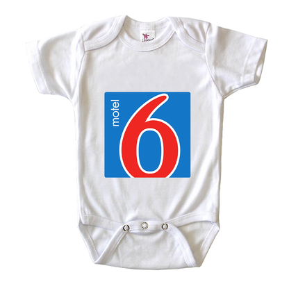 Motel 6 Baby Romper Onesie