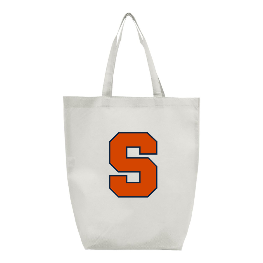 Syracuse Orange Q-Tees Non-Woven Gusset Bottom Tote