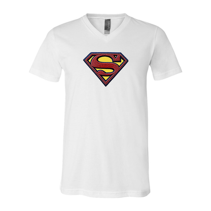 (Design Here) BELLA  CANVAS - Jersey V-Neck T-Shirt