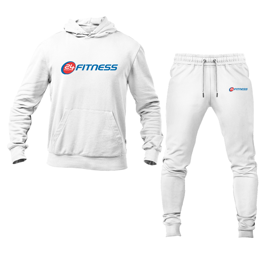 Men's 24 Hour Fitness Pullover Hoodie Joggers Set