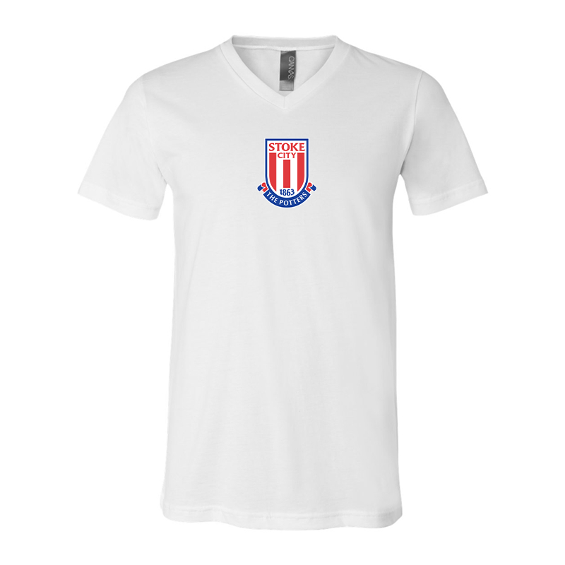 Stoke City Soccer  BELLA  CANVAS - Jersey V-Neck T-Shirt