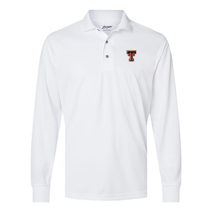 Men's Texas Tech Red Raiders  Paragon Prescott Long Sleeve Polo