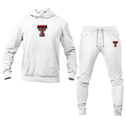 Men's Texas Tech Red Raiders  Hoodie Joggers Set