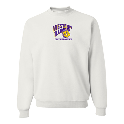 Men's Western Illinois Leathernecks  JERZEES NuBlend Crewneck Sweatshirt