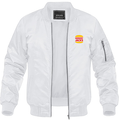 Men's Hungry Jack_s Lightweight Bomber Jacket Windbreaker Softshell Varsity Jacket Coat