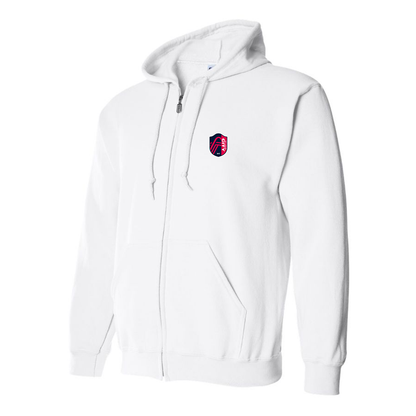 Men's St. Louis City Soccer  Zipper Hoodie