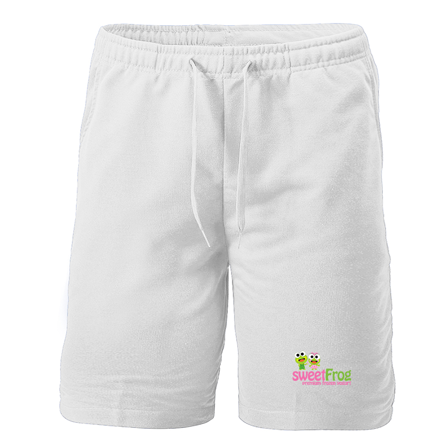 Men's Sweet Frog Frozen Athletic Fleece Shorts