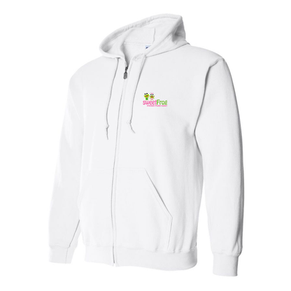 Men's Sweet Frog Frozen Zipper Hoodie