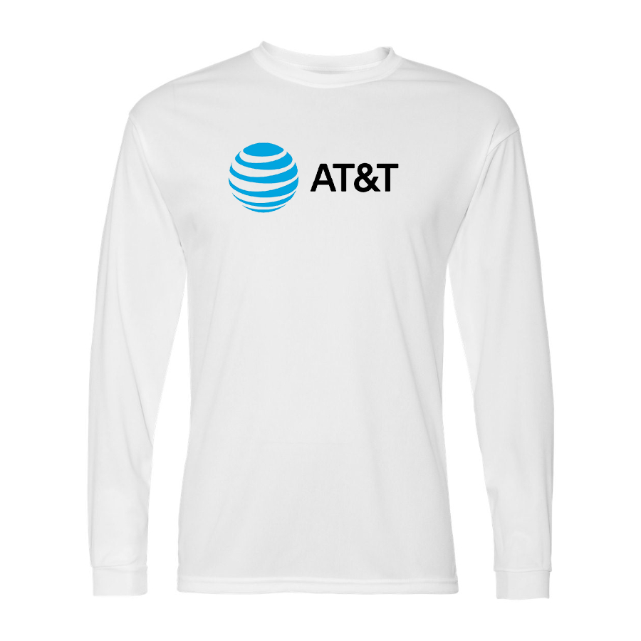 Men's AT&T  Polyester Long Sleeve T-Shirt