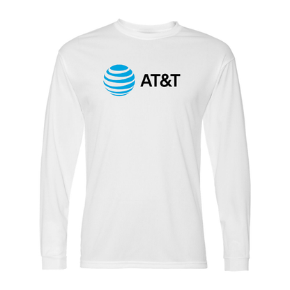 Men's AT&T  Polyester Long Sleeve T-Shirt