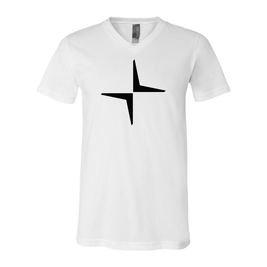 Men's Polestar Electric Car BELLA + CANVAS - Jersey V-Neck T-Shirt