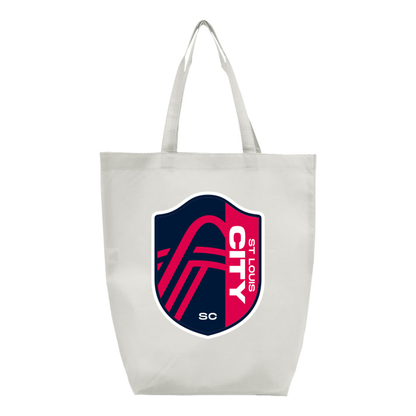 St. Louis City Soccer Q-Tees Non-Woven Gusset Bottom Tote