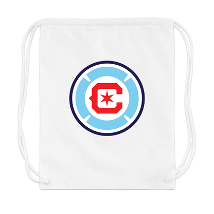 Chicago fire Soccer Drawstring Bag