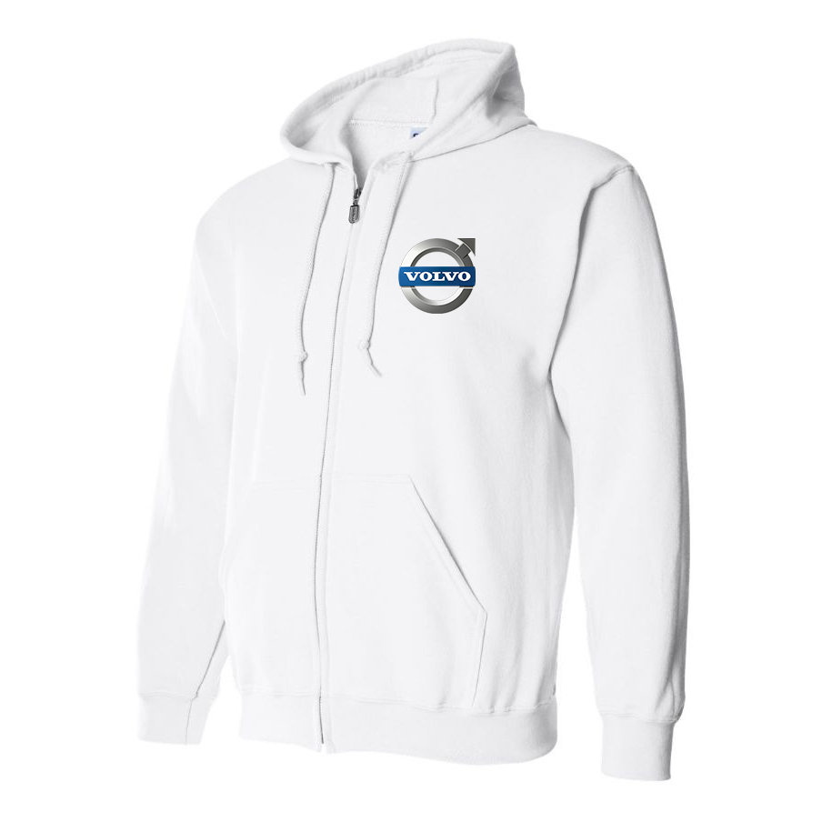 Men's Volvo Car   Zipper Hoodie