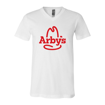 Men's Arby's BELLA + CANVAS - Jersey V-Neck T-Shirt