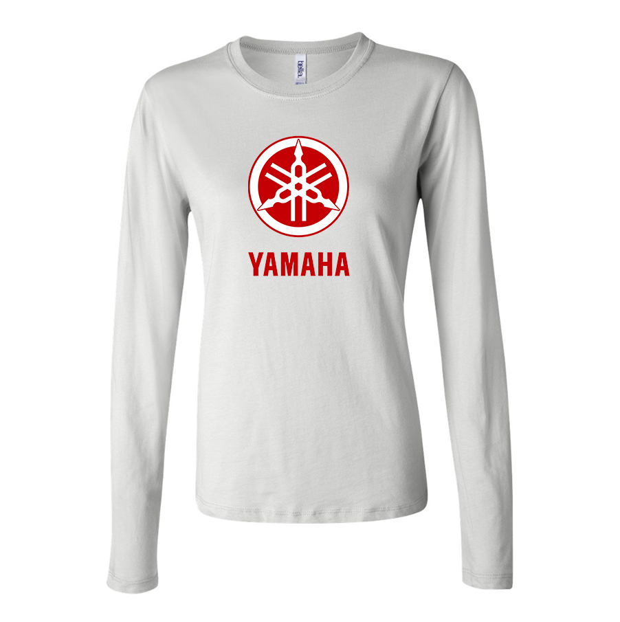 Women's Yamaha Motorcycle Long Sleeve T-Shirt