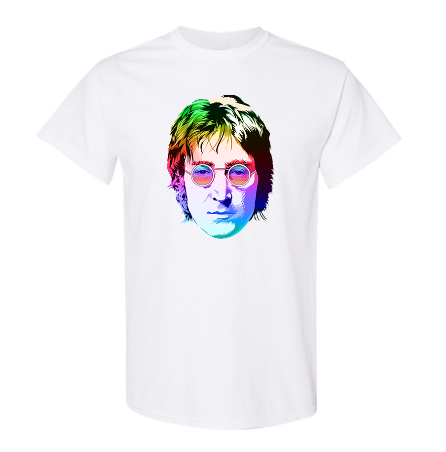 Youth's John Lennon Face Art Music Cotton T-Shirt