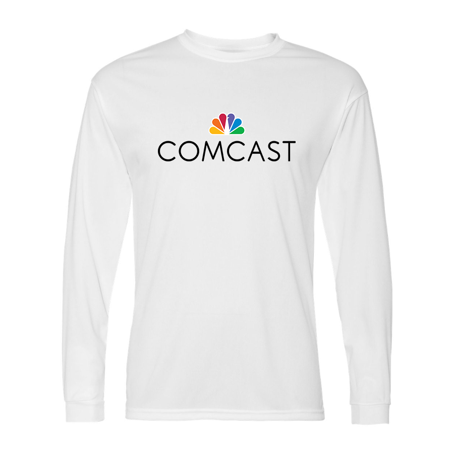 Men's Comcast  Polyester Long Sleeve T-Shirt