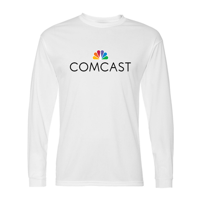 Men's Comcast  Polyester Long Sleeve T-Shirt