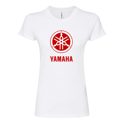 Women’s Yamaha Motorcycle Round Neck T-Shirt