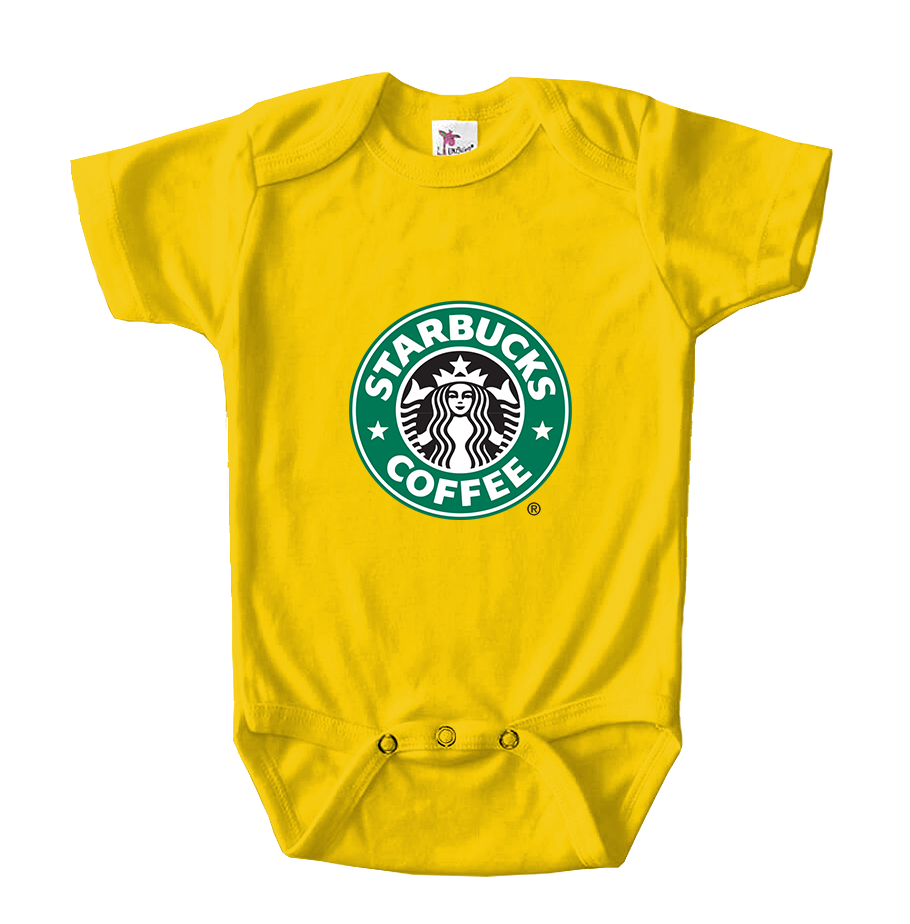 Starbucks Coffee Baby Romper Onesie