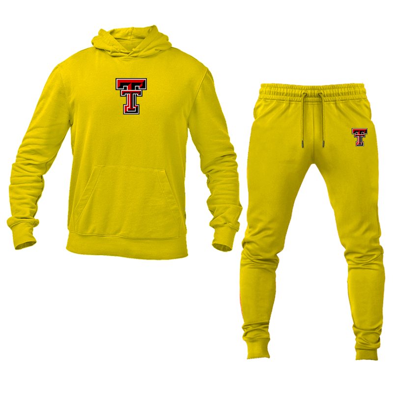 Men's Texas Tech Red Raiders  Hoodie Joggers Set