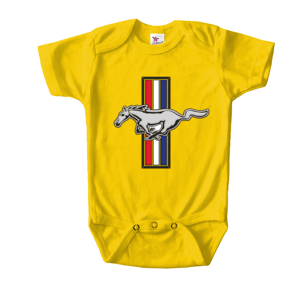 Mustang  Baby Romper Onesie