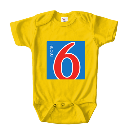 Motel 6 Baby Romper Onesie