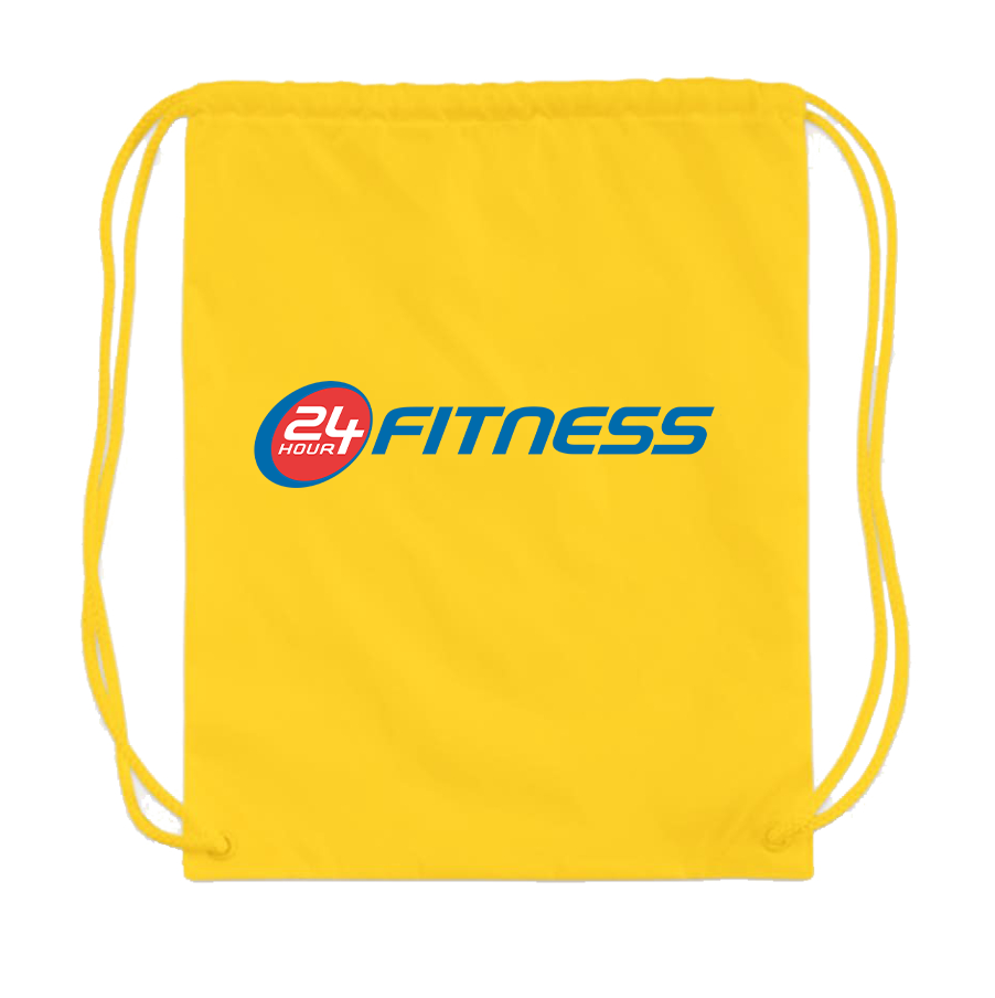 24 Hour Fitness Drawstring Bag