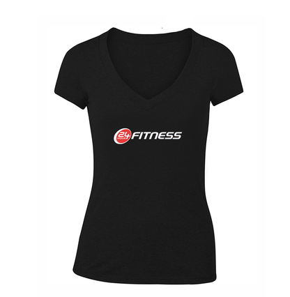 Women's 24 Hour Fitness V-Neck T-Shirt