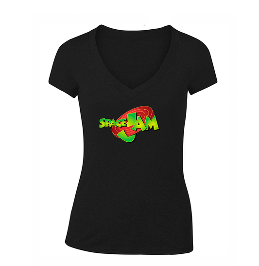 Women's Space Jam V-Neck T-Shirt