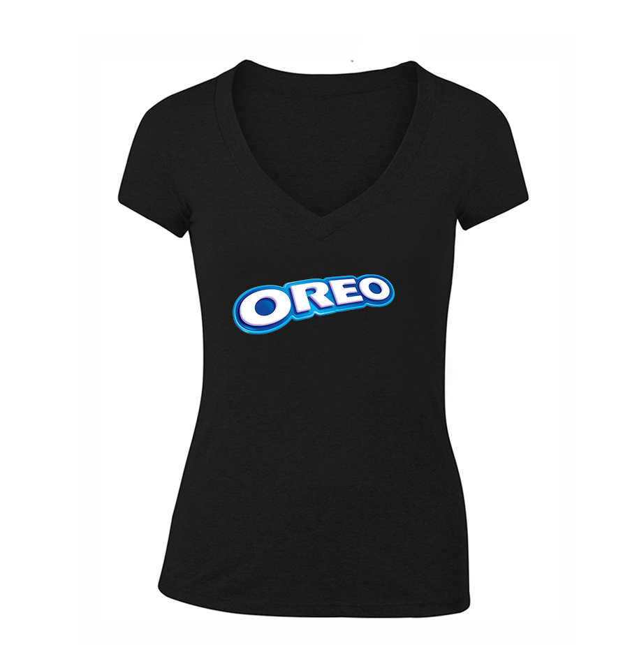 Women's Oreo V-Neck T-Shirt