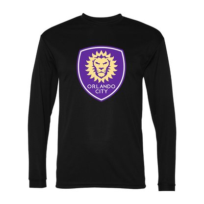 Men's Orlando City Soccer  Performance Long Sleeve T-Shirt