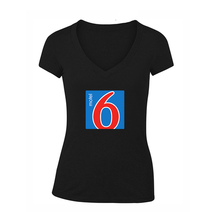 Women's Motel 6 V-Neck T-Shirt