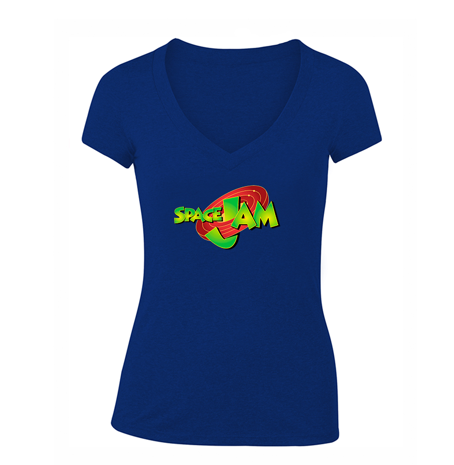 Women's Space Jam V-Neck T-Shirt