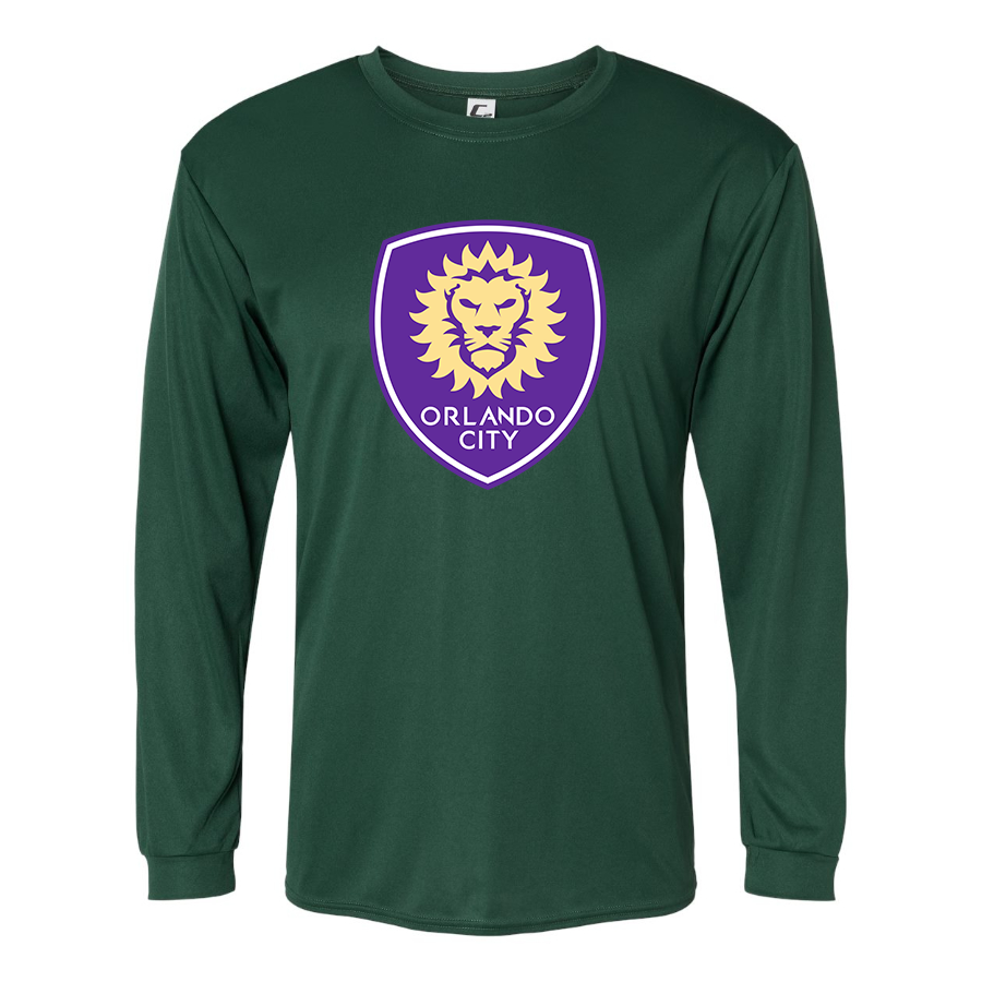 Men's Orlando City Soccer  Performance Long Sleeve T-Shirt