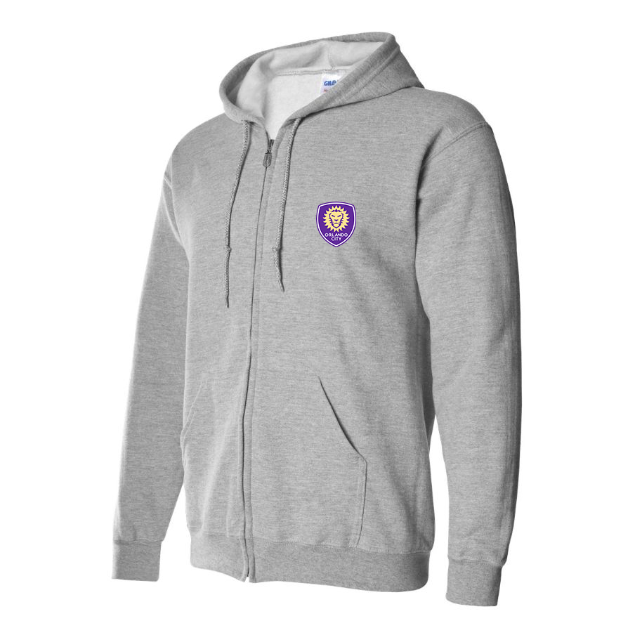 Men's Orlando City Soccer  Zipper Hoodie