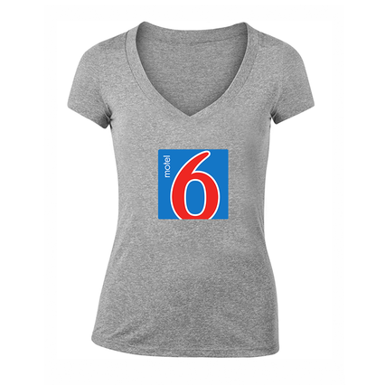 Women's Motel 6 V-Neck T-Shirt