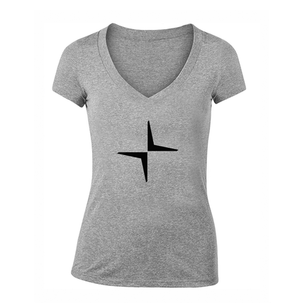 Women's Polestar Electric Car V-Neck T-Shirt