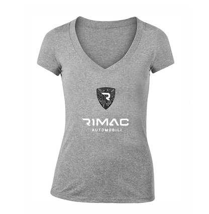 Women's Rimac Automobili  V-Neck T-Shirt