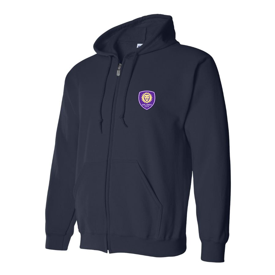 Men's Orlando City Soccer  Zipper Hoodie