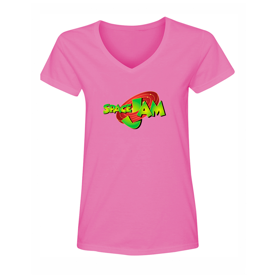 Women's Space Jam V-Neck T-Shirt