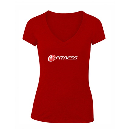 Women's 24 Hour Fitness V-Neck T-Shirt