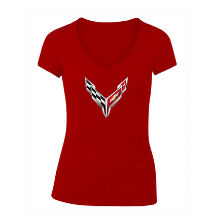 Women's Chevrolet V-Neck T-Shirt